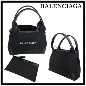 BALENCIAGA【バレンシアガ】限定！すぐ届く！ NAVY スモールカバス ポーチ付