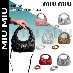 MIUMIU【ミュウミュウ】大人気☆ワンダー マテラッセ ホーボーバッグ5BC125