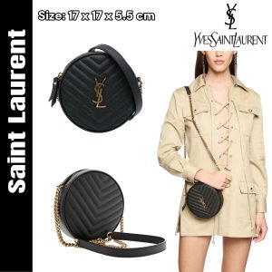 YSL【サンローラン】 x ショルダーバッグ ラウンド型カメラバッグ
