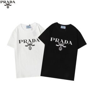 【Prada】( プラダ ) 半袖 男女兼用、ご好評に付き再入荷！半袖Tシャツ