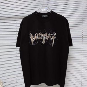 【BALENCIAGA】(バレンシアガ )半袖 男女兼用半袖Tシャツ