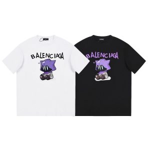 【BALENCIAGA】(バレンシアガ )半袖 男女兼用Tシャツ