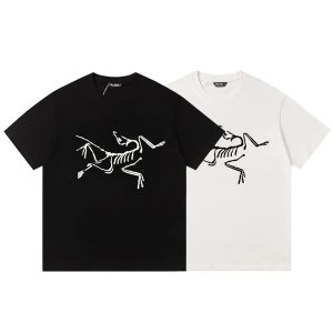 ARC'TERYX＊プリントロゴグラフィック 24SS TEE 売れ筋半袖Tシャツ