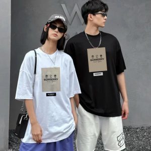 【Burberry】(バーバリー )半袖 男女兼用、ご好評に付き再入荷!半袖Tシャツ