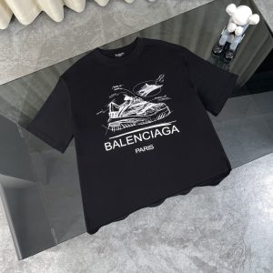 【BALENCIAGA】(バレンシアガ )半袖 男女兼用半袖Tシャツ