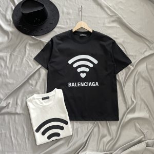 【BALENCIAGA】(バレンシアガ )半袖 男女兼用半袖Tシャツ