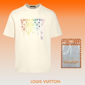 【LOUIS VUITTON 公式旗艦店】ルイヴィトン 丸首の半袖Tシャツ ご好評に付き再入荷!半袖Tシャツ