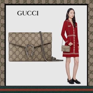 GUCCI【グッチ】春夏★ディオニュソス·GGスプリーム チェーンウォレット-選べる5色