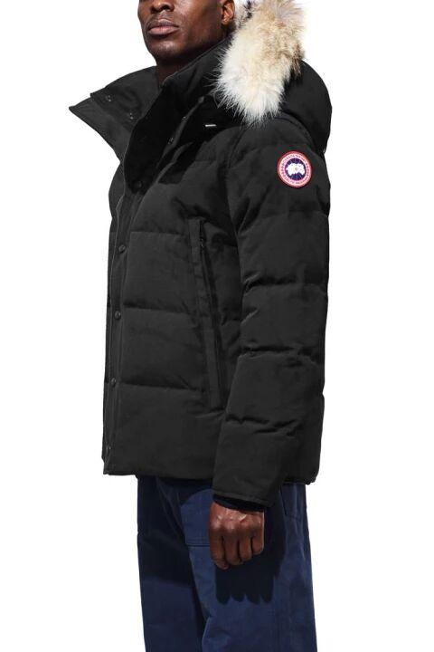 カナダグース メンズ パーカー&ウィンダム Canada Goose Men's Wyndham Parka Black - 画像 (3)