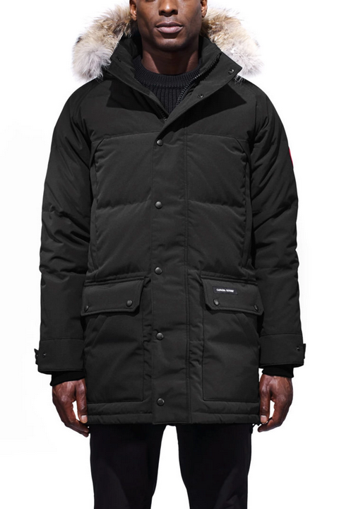 カナダグース メンズ パーカー&エモリー Canada Goose Men's Emory Parka Black - 画像 (2)