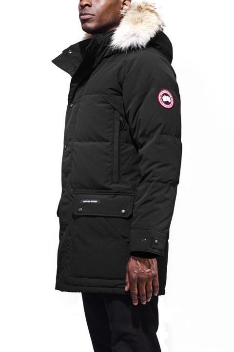 カナダグース メンズ パーカー&エモリー Canada Goose Men's Emory Parka Black - 画像 (3)