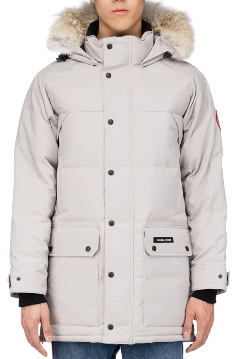 カナダグース メンズ パーカー&エモリー Canada Goose Men's Emory Parka Limestone - 画像 (2)