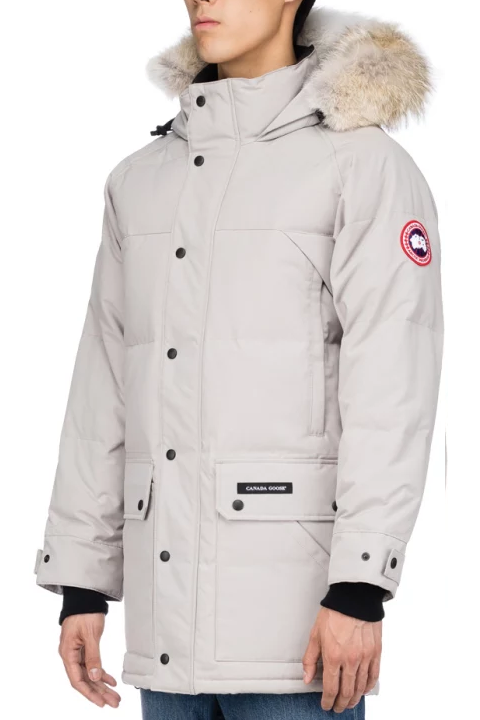 カナダグース メンズ パーカー&エモリー Canada Goose Men's Emory Parka Limestone - 画像 (3)