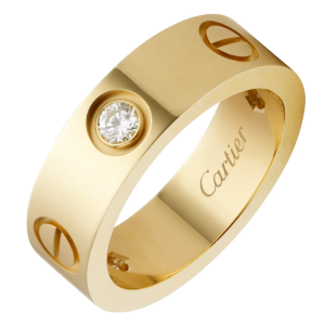 【Cartier】カルティエ LOVE RING. 3 DIAMONDS リング、ダイヤモンド3個