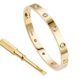 【Cartier】カルティエ LOVE BRACELET. 10 DIAMONDS ブレスレット、ダイヤモンド10個