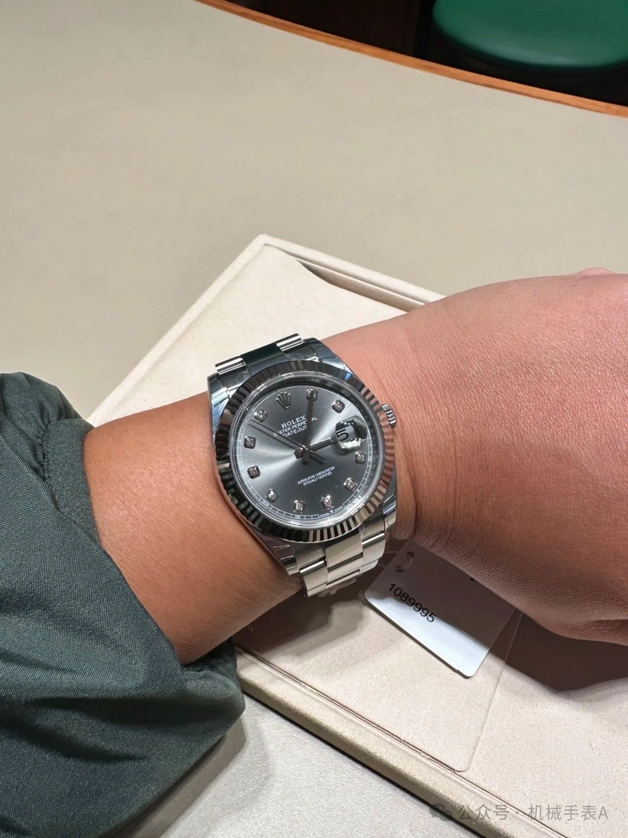 NEW 2025 ロレックス デイトジャスト 41mm ジュビリー GERY ダイヤダイヤル ロレックス - 画像 (5)