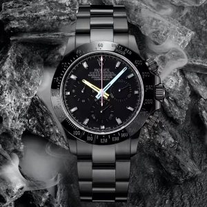 NEW 2025 ROLEX  40mm 機械式腕時計 高級カーボンブラックシリーズ