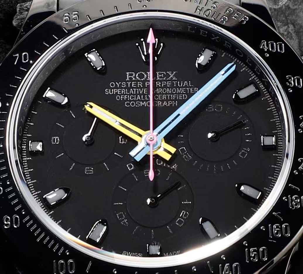 NEW 2025 ROLEX 40mm 機械式腕時計 高級カーボンブラックシリーズ - 画像 (6)