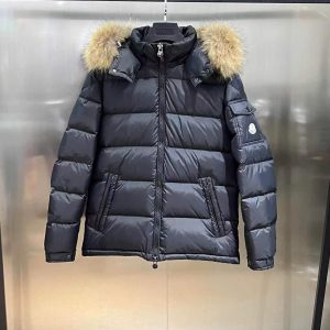 【人気商品】𝐌𝐎𝐍𝐂𝐋𝐄𝐑 モンクレール ビッグファーカラー ダウンジャケット ユニセックスモデル