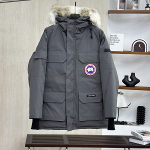 Canada Goose カナダグース 人気モデル08 ホワイトダックダウン ダウンジャケット ユニセックスグラファイトグレー