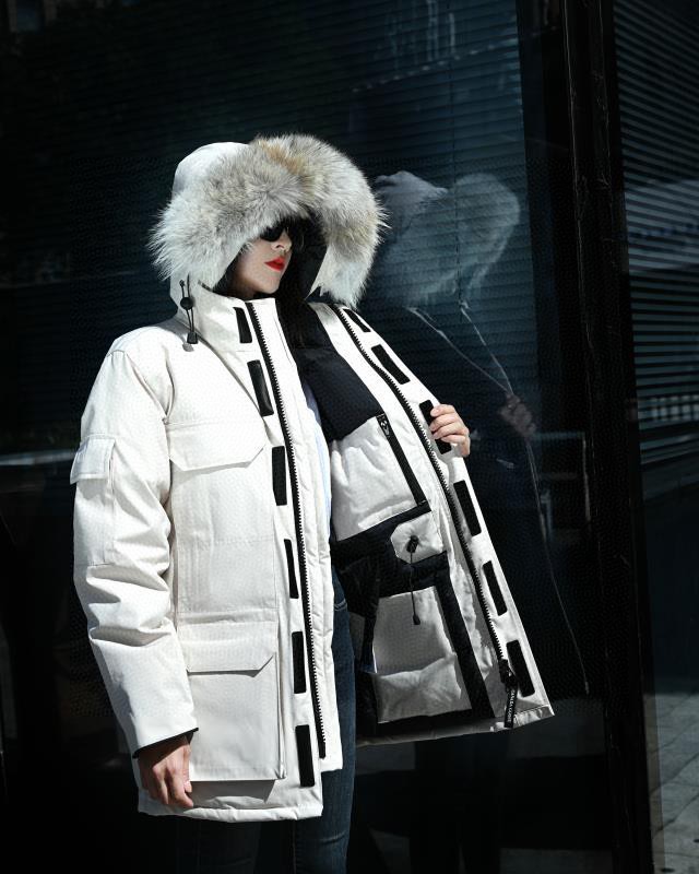 Canada Goose カナダグース 人気モデル08 ホワイトダックダウン ダウンジャケット ユニセックス - 画像 (3)