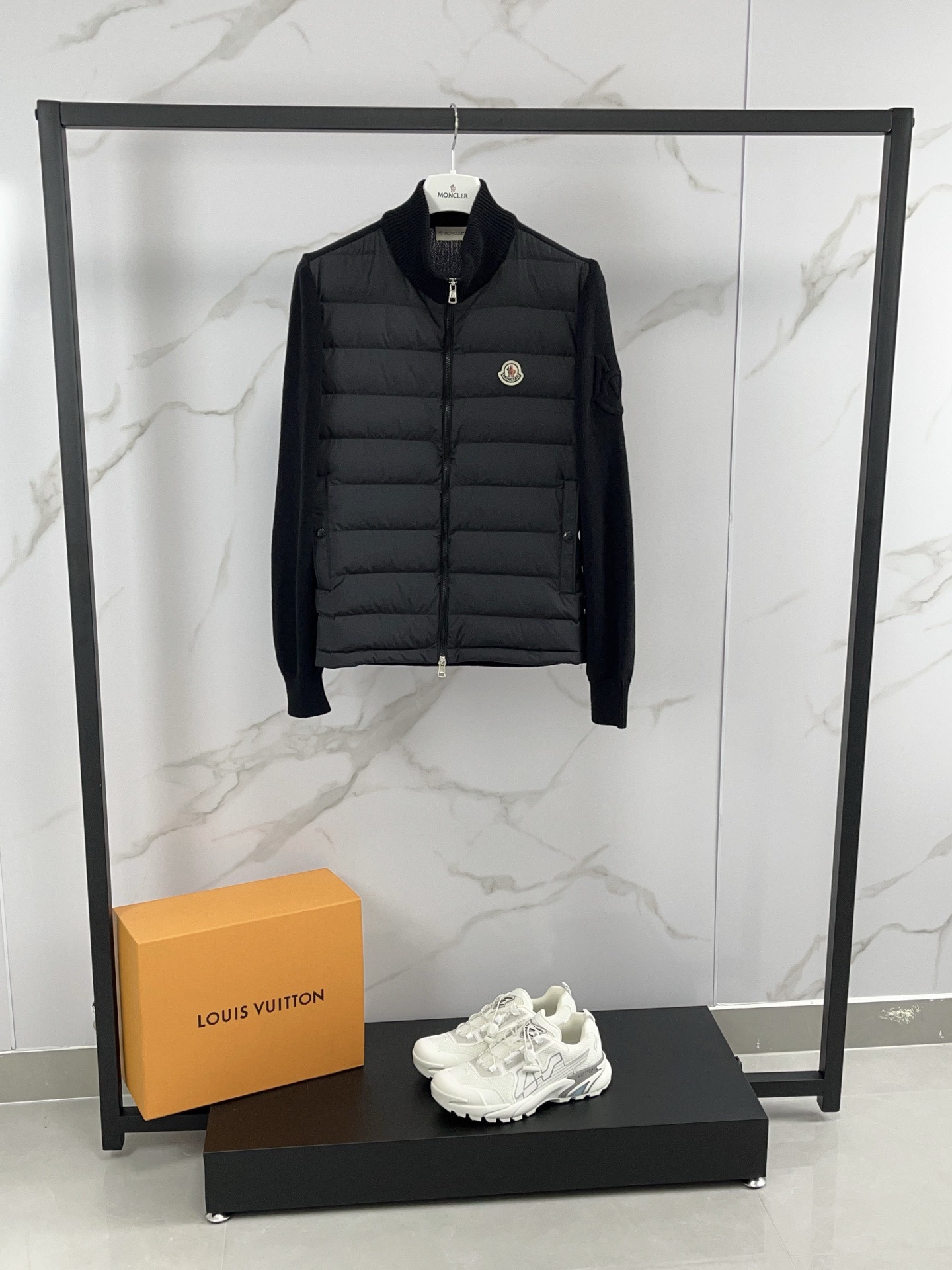Moncler(モンクレール) 2025年最新作 ファッションデザイナーズモデル ダウン×ニットジャケット - 画像 (5)