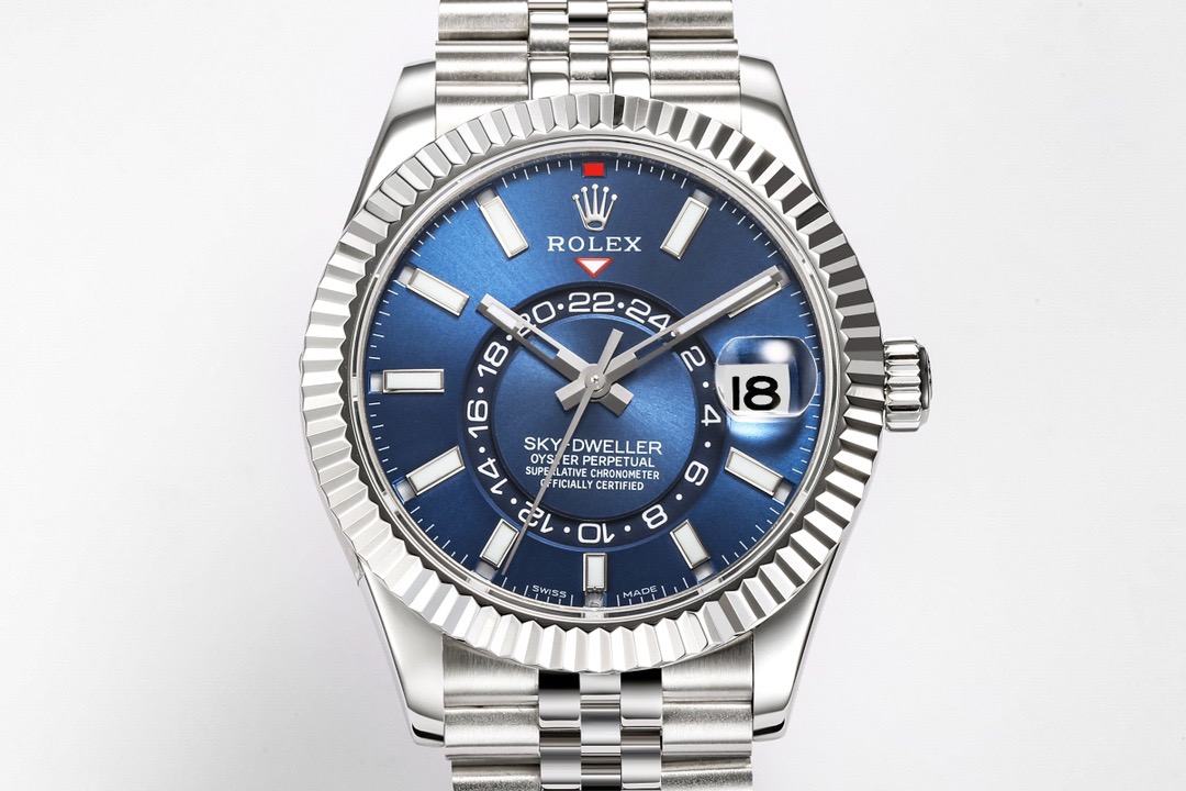 2025 ROLEX ロレックス スカイウォーカー ブルー文字盤 42mm 機械式時計 - 画像 (4)