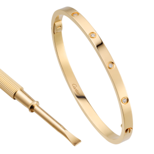 【Cartier】カルティエ LOVE BRACELET. SMALL MODEL. 10 DIAMONDS ブレスレット、SM、ダイヤモンド10個