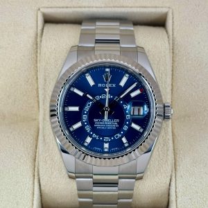 2023 ロレックス スカイドゥエラー 42mm 326934 オイスターブルー文字盤Rolex