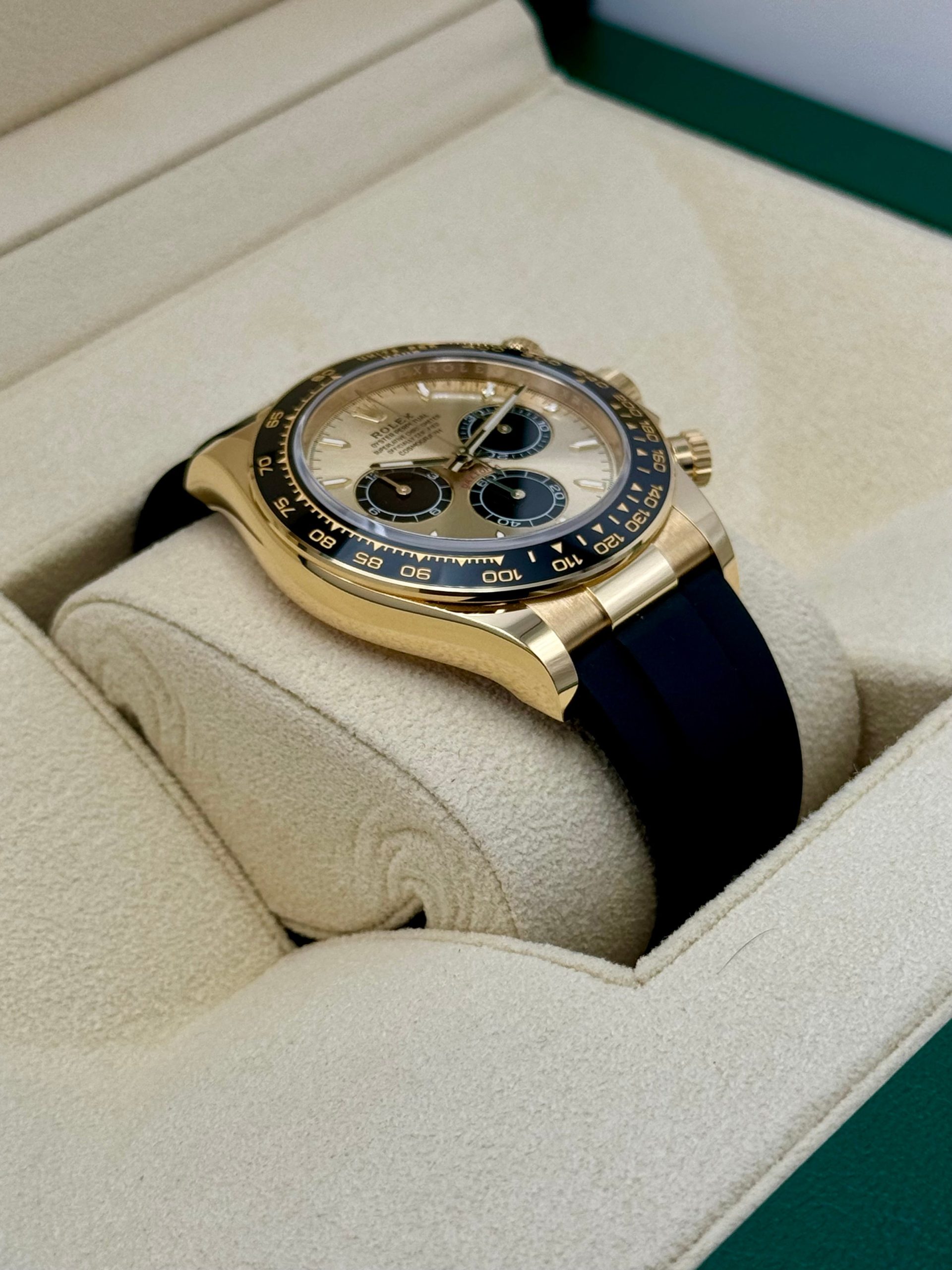 NEW 2024 ロレックス デイトナ 40mm 126518LN オイスターフレックス シャンパンダイヤルRolex - 画像 (7)