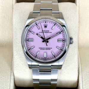 NEW 2024 ロレックス オイスターパーペチュアル 36mm 126000 キャンディピンクダイヤルRolex