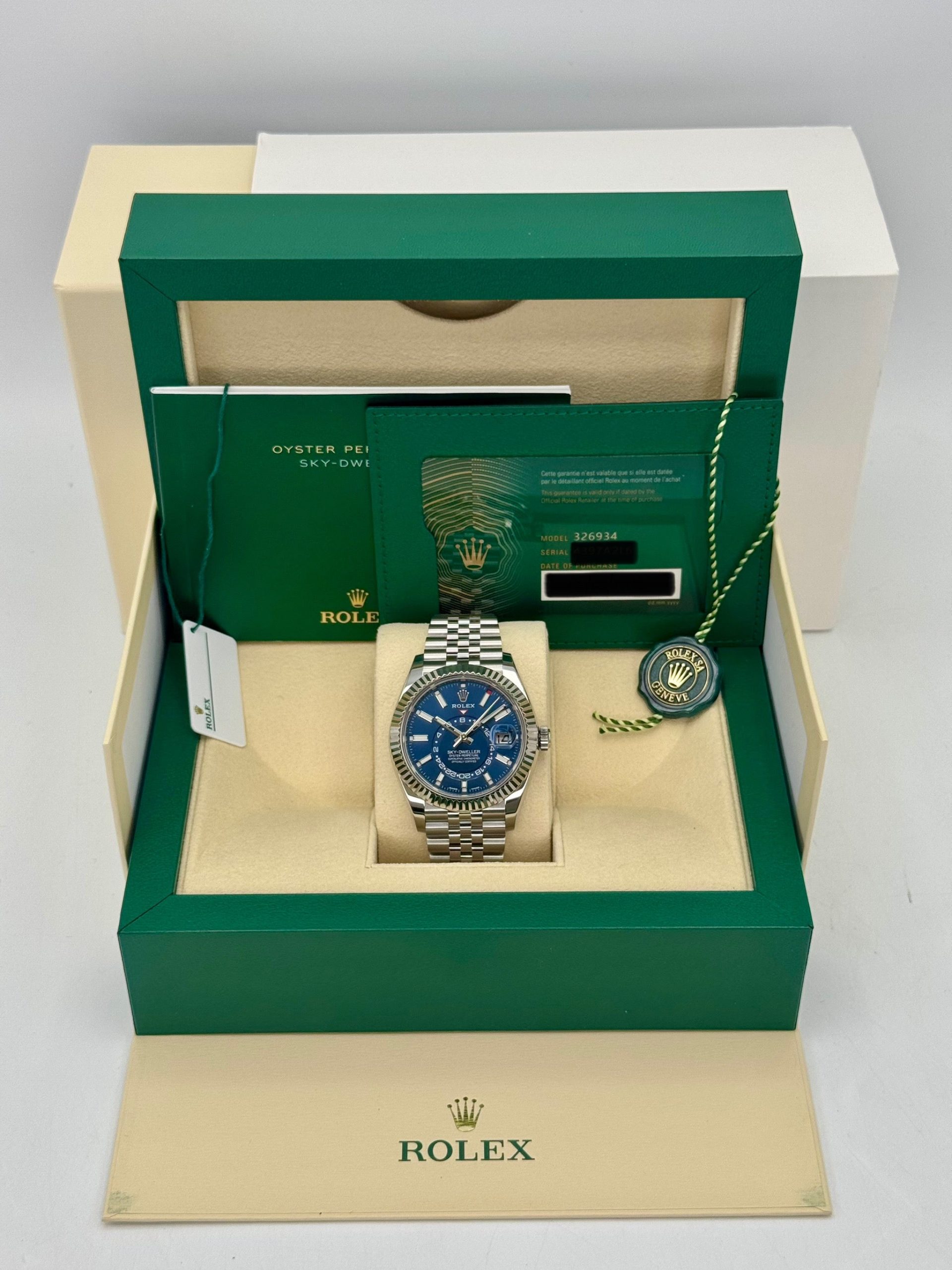 2022 スカイドゥエラー 42mm 326934 ステンレススティール ジュビリー ブルーダイヤルRolex - 画像 (11)