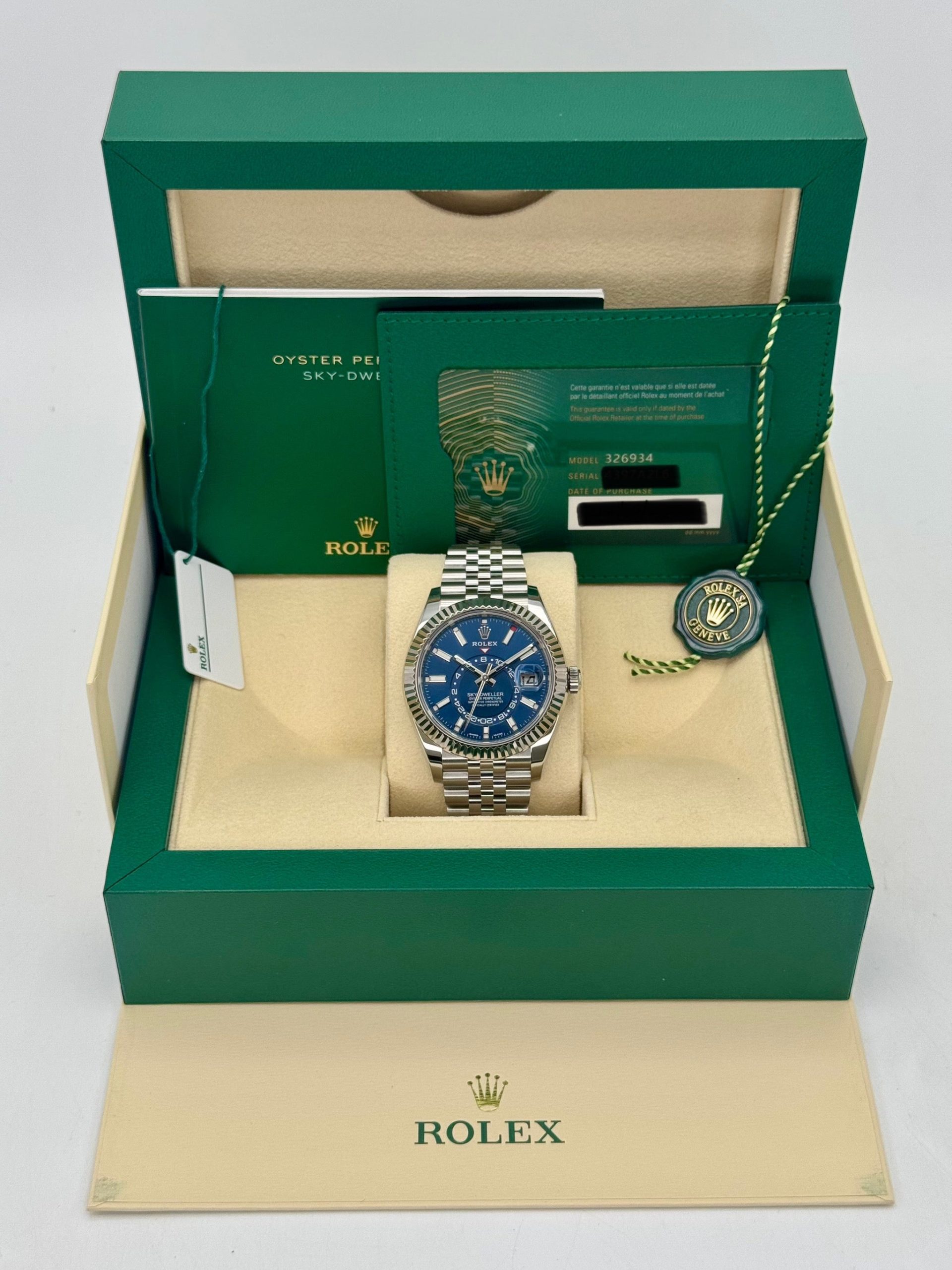 2022 スカイドゥエラー 42mm 326934 ステンレススティール ジュビリー ブルーダイヤルRolex - 画像 (10)