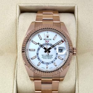 2023 ロレックス スカイドゥエラー 42mm 326935 ローズゴールド ホワイトダイヤルRolex