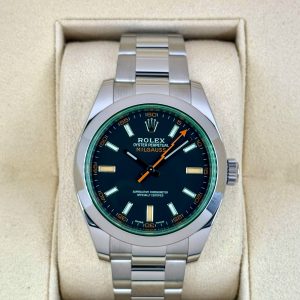 2021 ロレックス ミルガウス 40mm 116400GV ステンレススチール ブラックダイヤルRolex