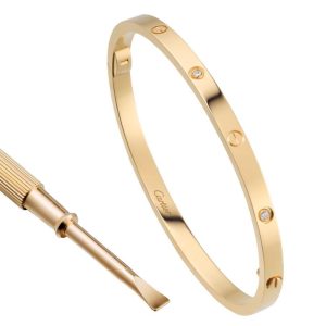 【Cartier】カルティエ LOVE BRACELET. SMALL MODEL. 6 DIAMONDS ブレスレット、SM、ダイヤモンド6個